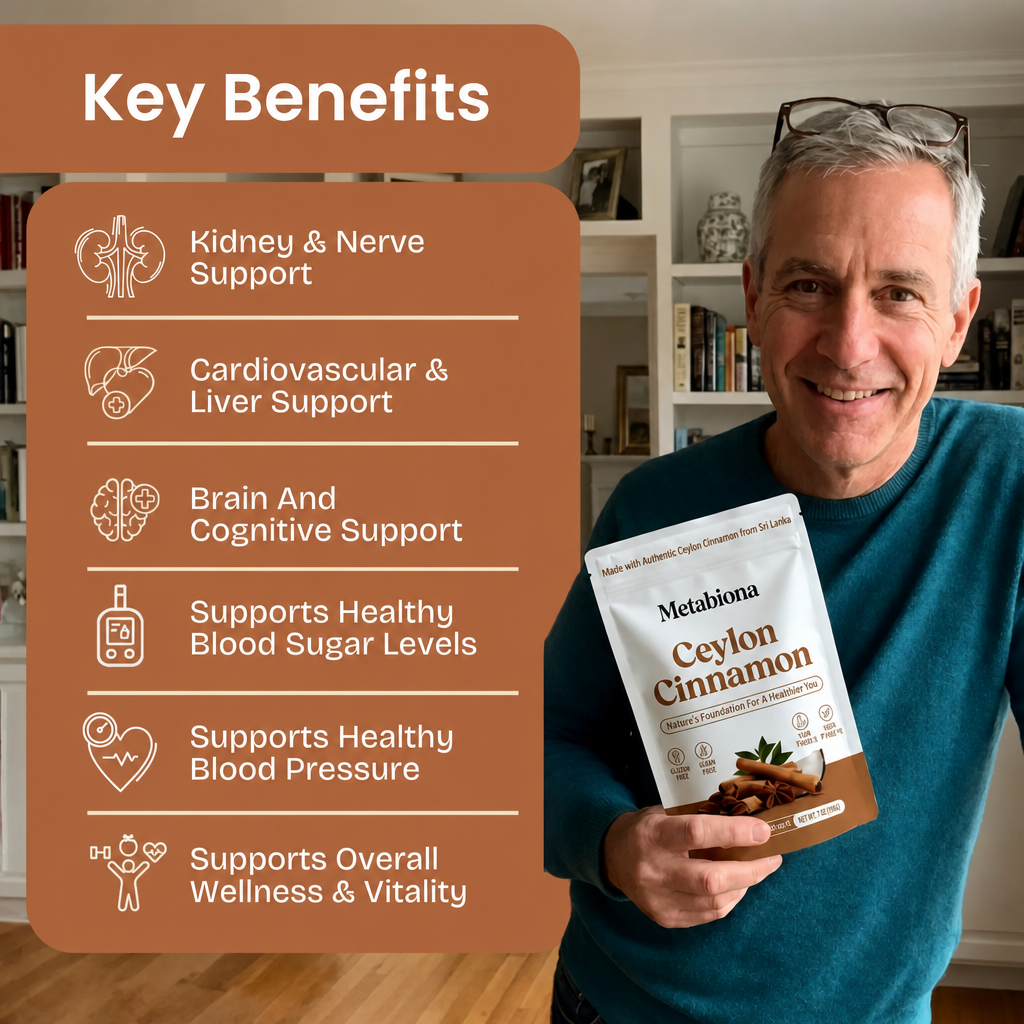 Metabiona Ceylon Cinnamon Complex, High Strength with MCT Oil
