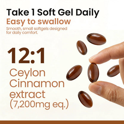 Metabiona Ceylon Cinnamon Complex, High Strength with MCT Oil